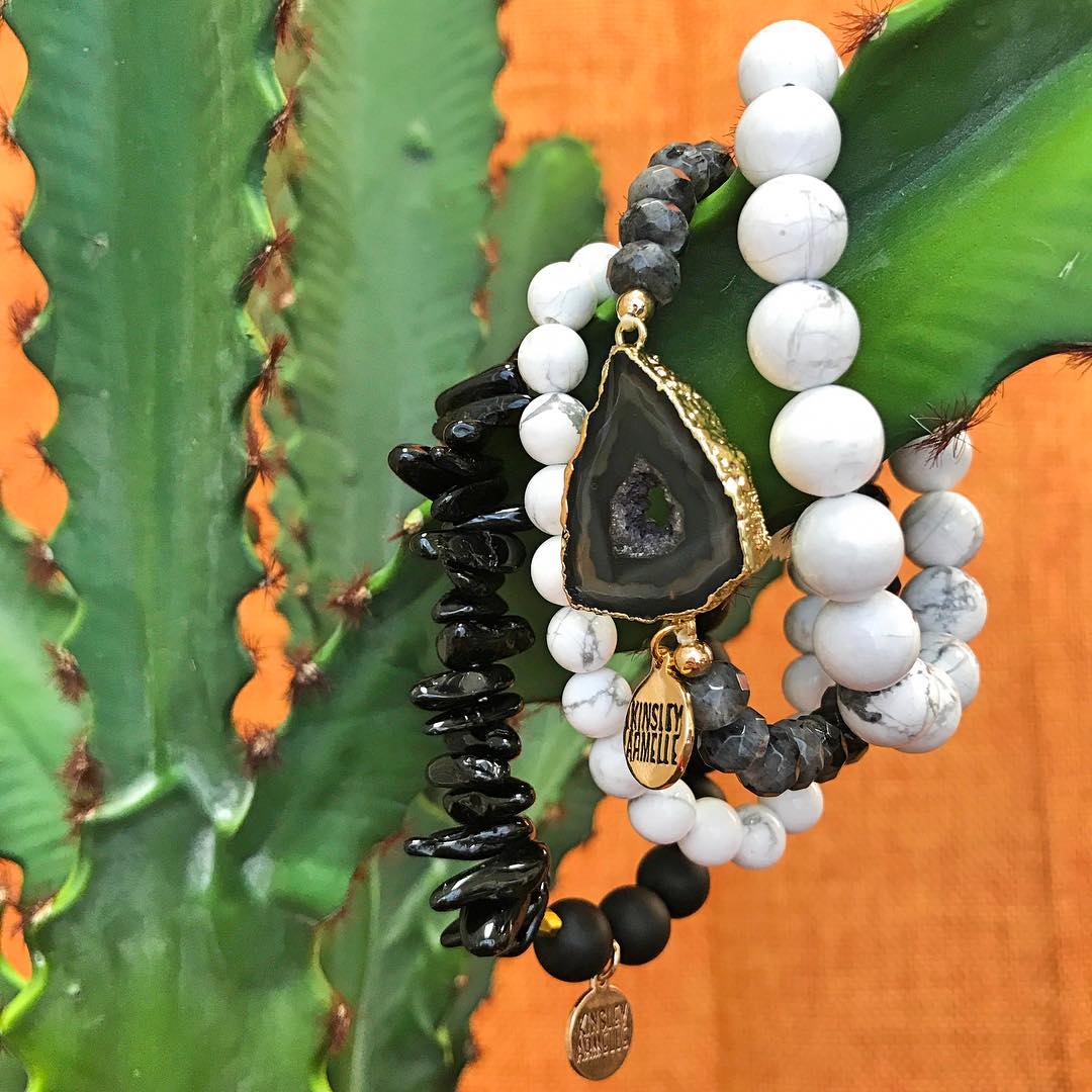 Black agaté bracelet