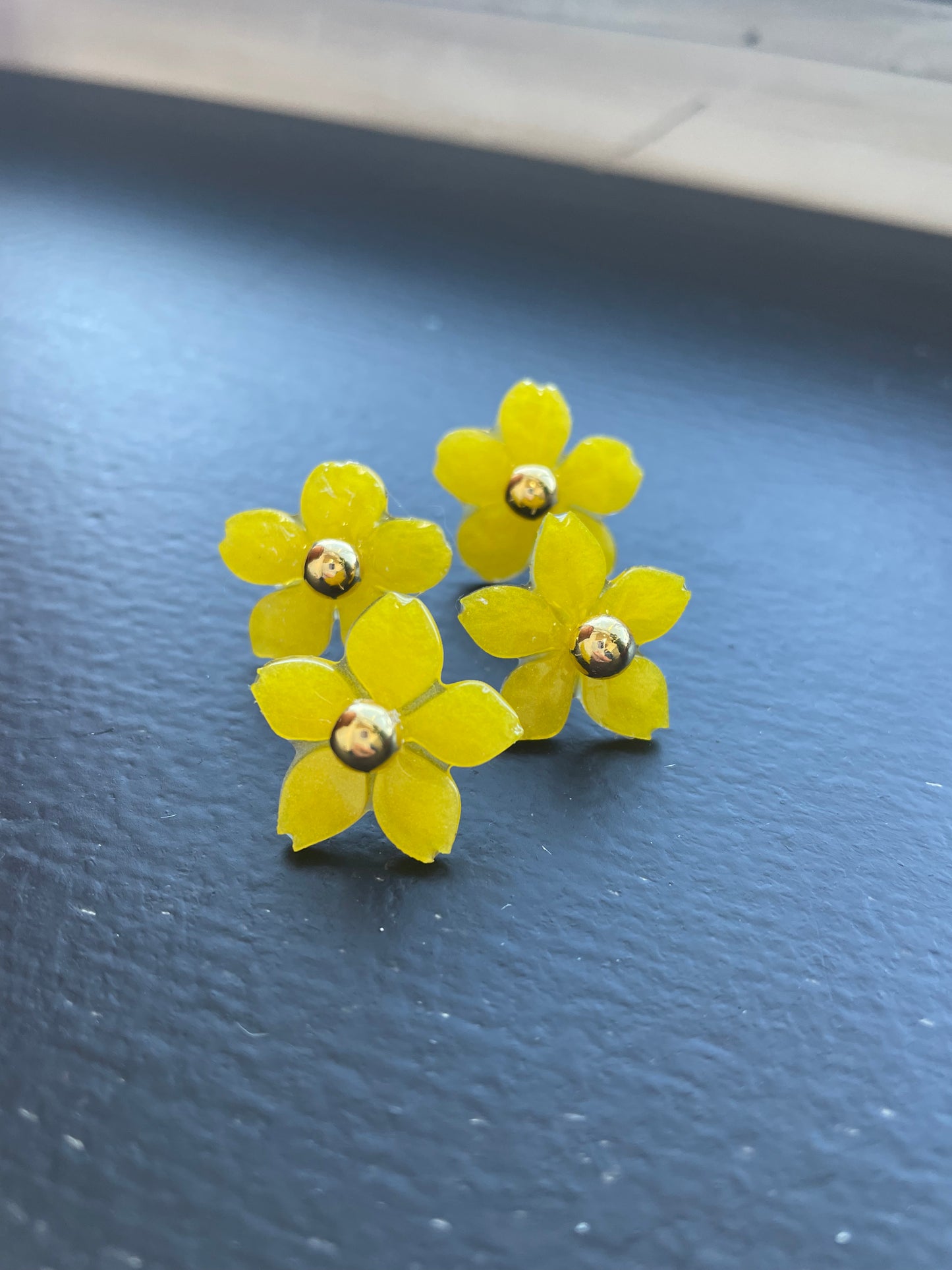 Marigold Flower Earrings