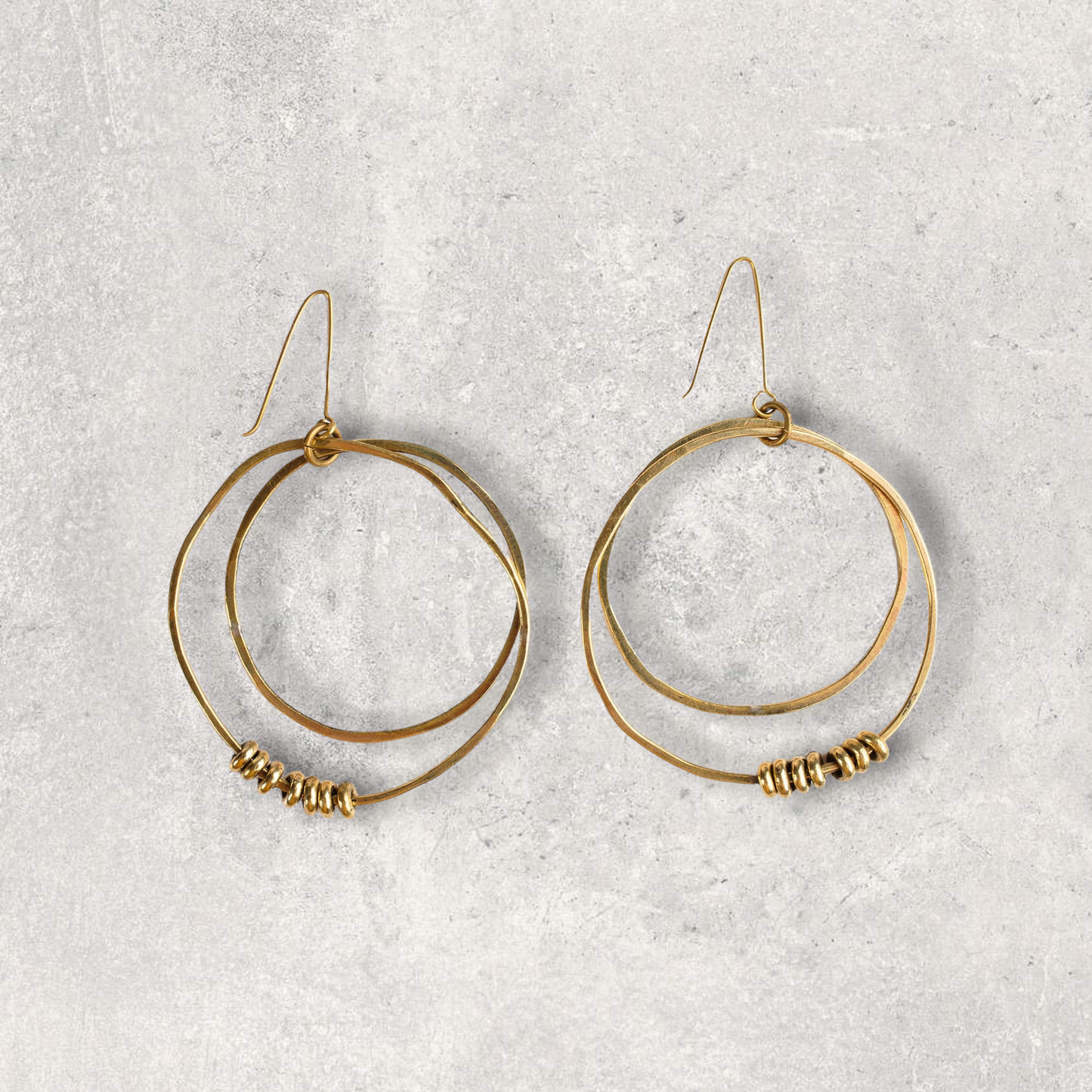 brass hoops