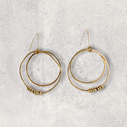 brass hoops