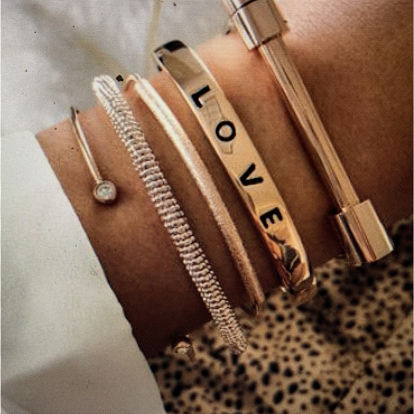 Saddle Brown love bracelet